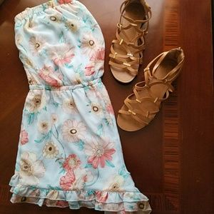 Plus Size Floral Romper